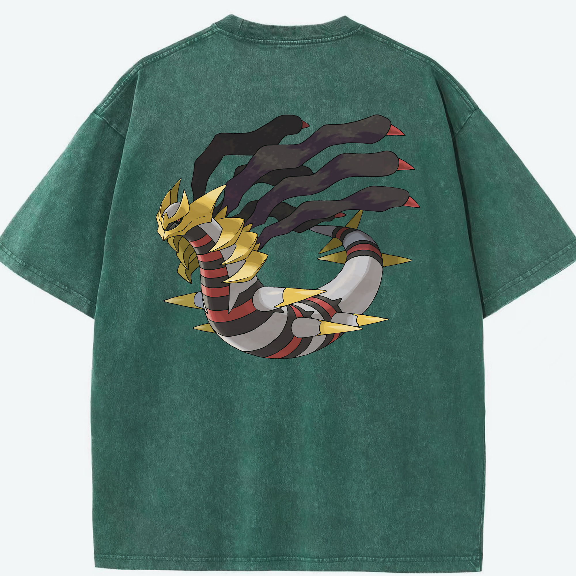 （画像用） ポケットモンスター Pokémon 綿100% ヴィンテージ風 半袖Tシャツ（背面プリント）